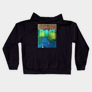 Ink and gold Kids Hoodie